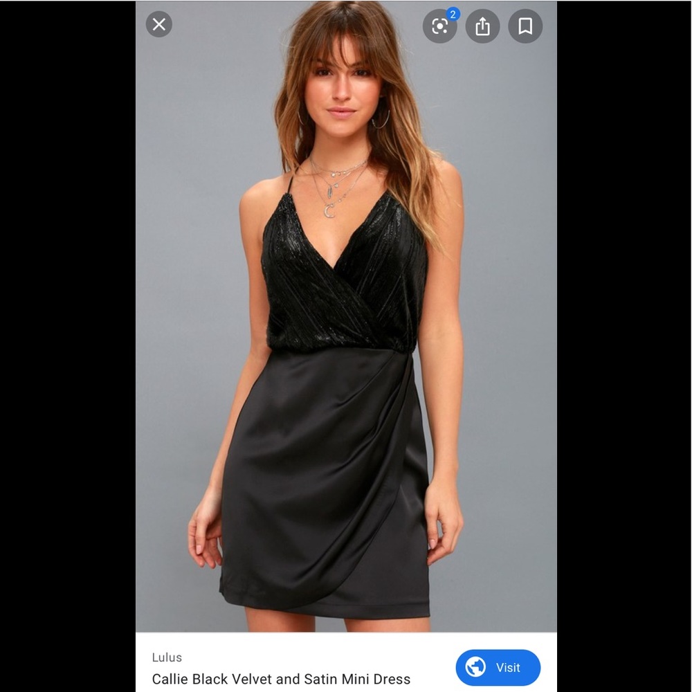 Astr the label black mini dress